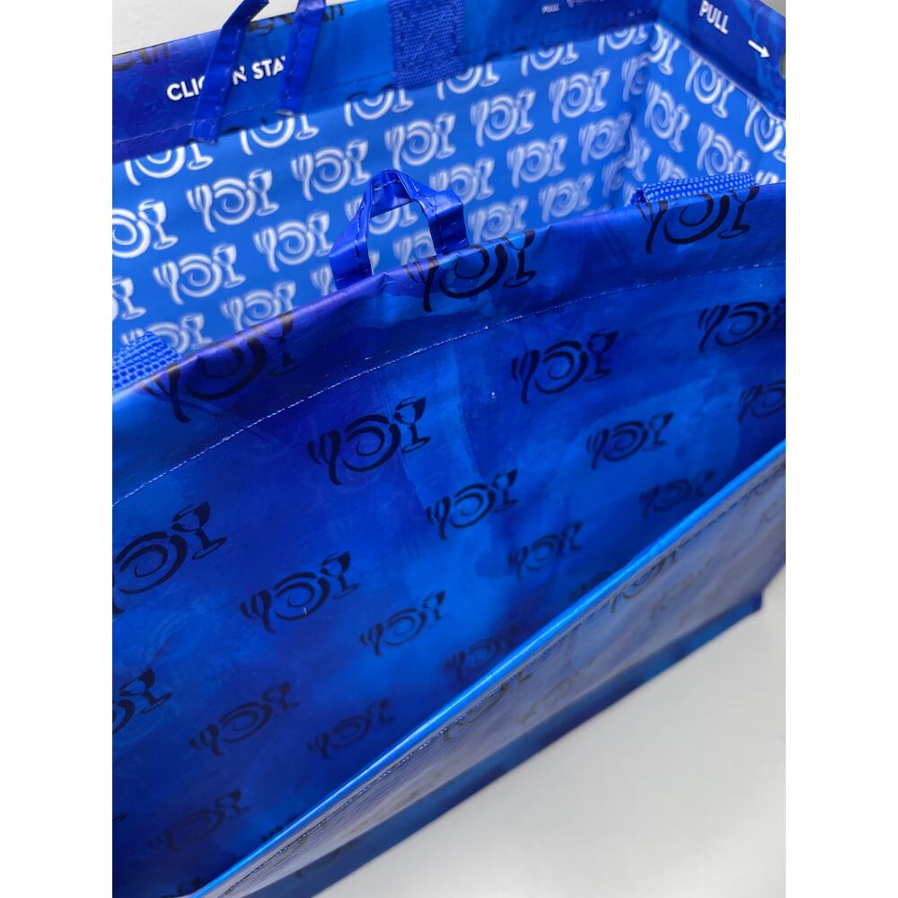 Wegmans Blue Click N' Stay Reusable Grocery Tote Bag w/ Removable Liner NEW NWT! - Picture 14 of 16